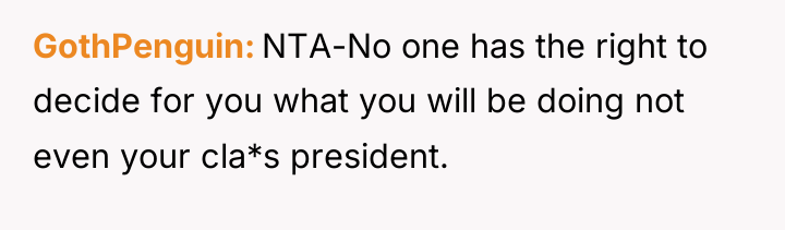 GothPenguin NTA-No one has the right to decide for you...