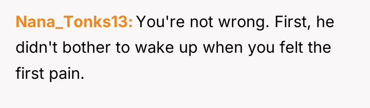 Nana_Tonks13 You're not wrong. First, he didn't bother to wake...