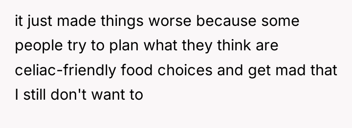 it just made things worse because some people try to...