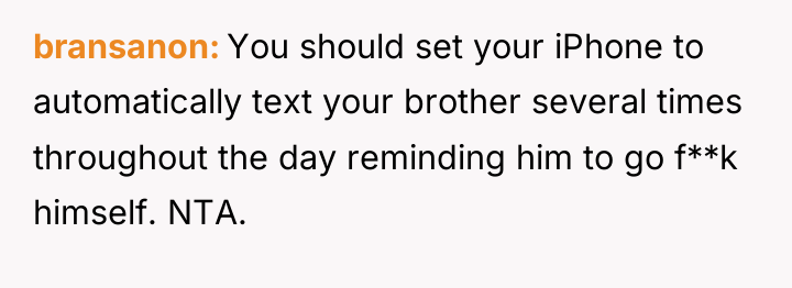 bransanon You should set your iPhone to automatically text your...