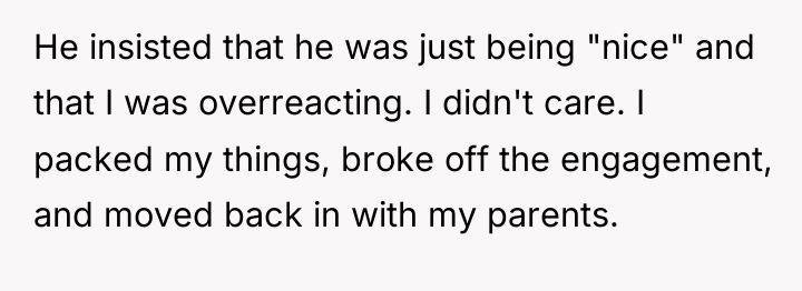 He insisted that he was just being "nice" and that...