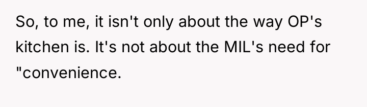 So, to me, it isn't only about the way OP's...