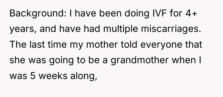 Background: I have been doing IVF for 4+ years, and...
