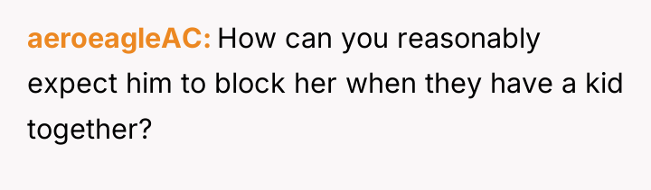 aeroeagleAC How can you reasonably expect him to block her...