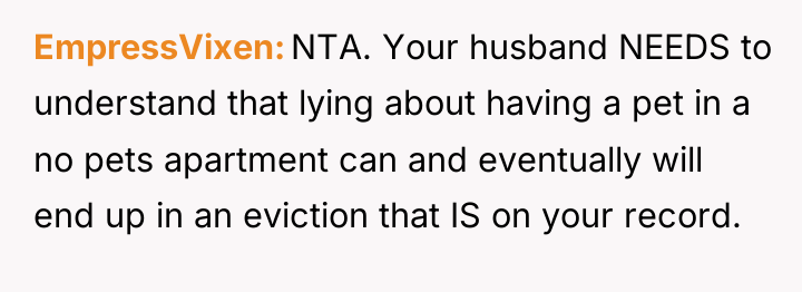 EmpressVixen NTA. Your husband NEEDS to understand that lying about...