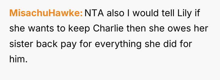 MisachuHawke NTA also I would tell Lily if she wants...