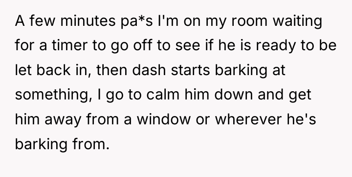 A few minutes pa*s I'm on my room waiting for...