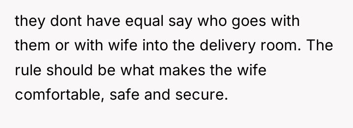 they dont have equal say who goes with them or...