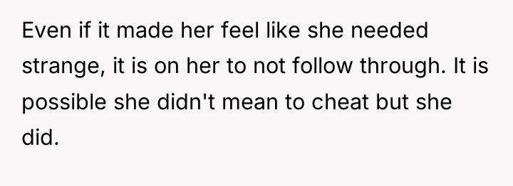 Even if it made her feel like she needed strange,...