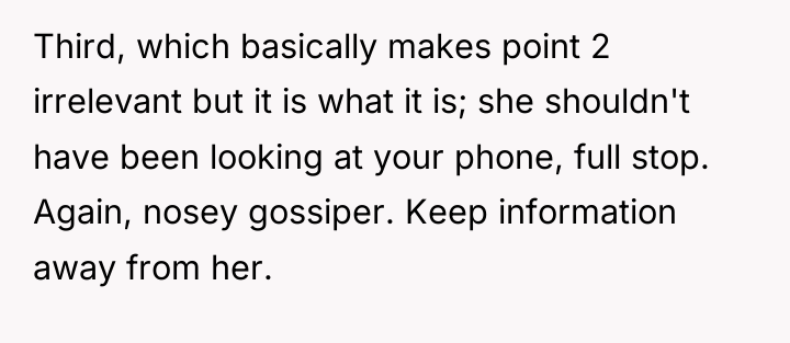 Third, which basically makes point 2 irrelevant but it is...