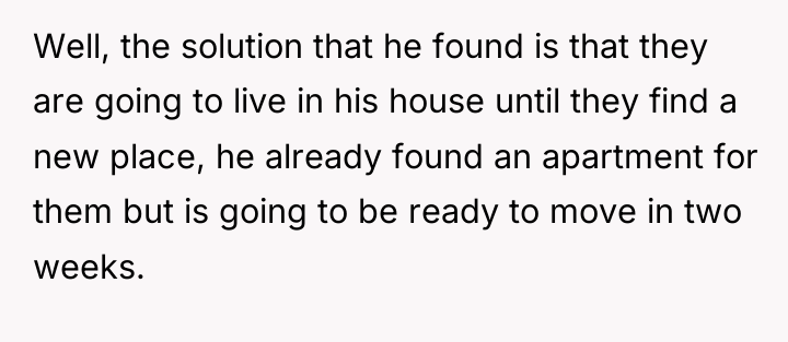 Well, the solution that he found is that they are...