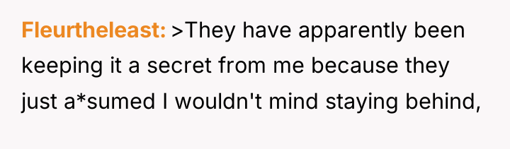 Fleurtheleast >They have apparently been keeping it a secret from...