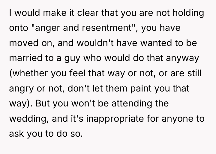 I would make it clear that you are not holding...