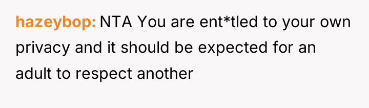 hazeybop NTA You are ent*tled to your own privacy and...
