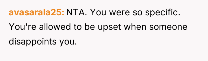 avasarala25 NTA. You were so specific. You're allowed to be...