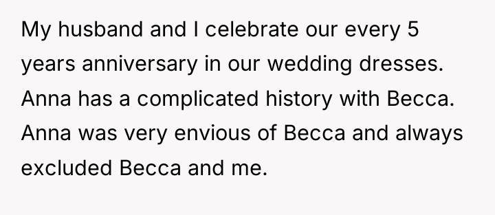 My husband and I celebrate our every 5 years anniversary...