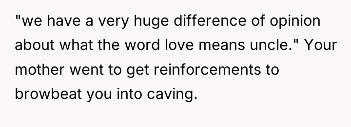 "we have a very huge difference of opinion about what...