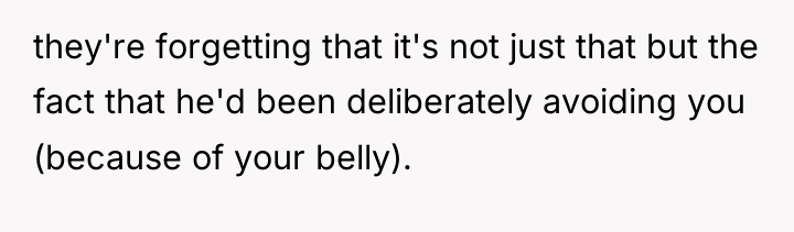 they're forgetting that it's not just that but the fact...