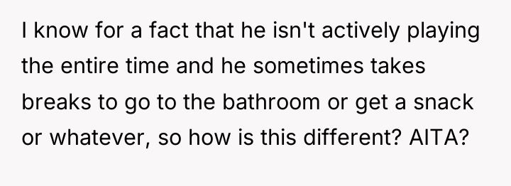 I know for a fact that he isn't actively playing...
