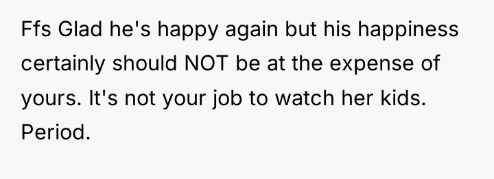 Ffs Glad he's happy again but his happiness certainly should...