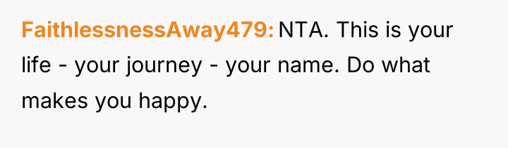 FaithlessnessAway479 NTA. This is your life - your journey -...