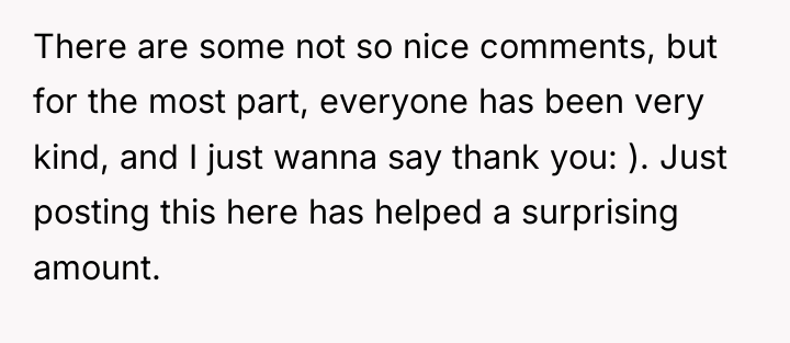 There are some not so nice comments, but for the...