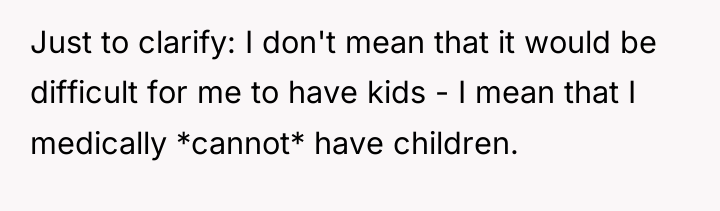 Just to clarify: I don't mean that it would be...