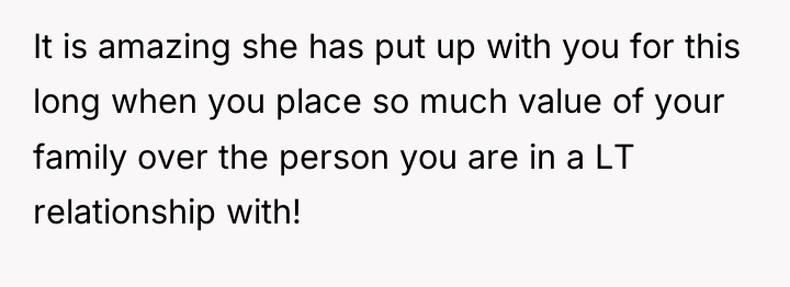 It is amazing she has put up with you for...