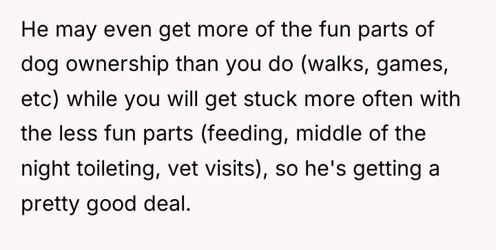 He may even get more of the fun parts of...