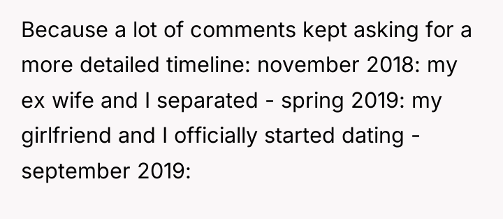 Because a lot of comments kept asking for a more...