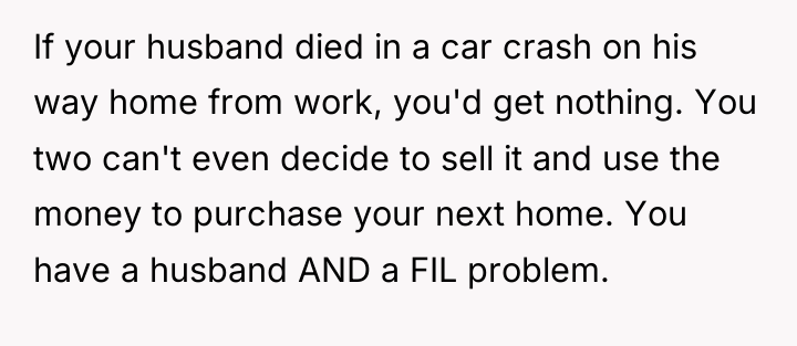 If your husband died in a car crash on his...