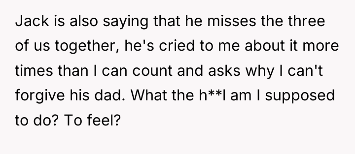 Jack is also saying that he misses the three of...