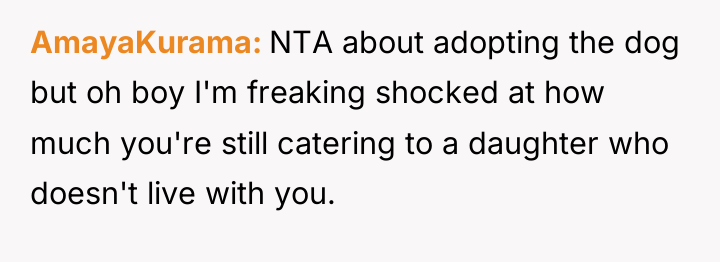AmayaKurama NTA about adopting the dog but oh boy I'm...
