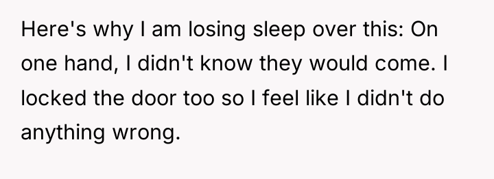 Here's why I am losing sleep over this: On one...