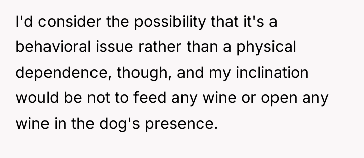 I'd consider the possibility that it's a behavioral issue rather...
