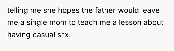 telling me she hopes the father would leave me a...