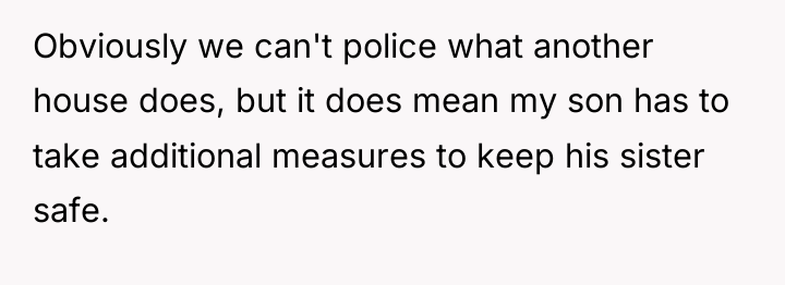 Obviously we can't police what another house does, but it...