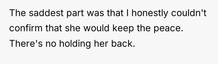 The saddest part was that I honestly couldn't confirm that...