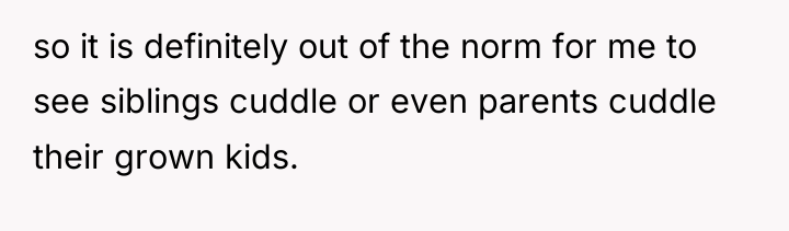 so it is definitely out of the norm for me...