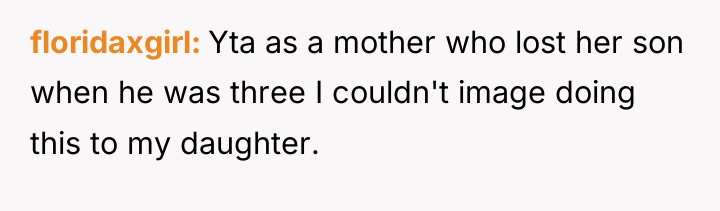 floridaxgirl Yta as a mother who lost her son when...