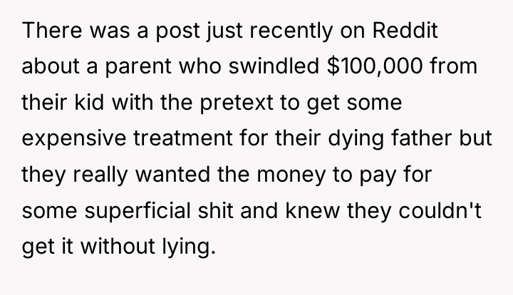There was a post just recently on Reddit about a...