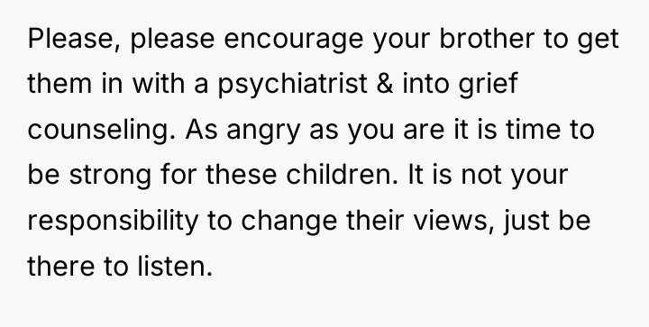 Please, please encourage your brother to get them in with...
