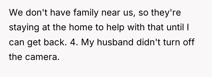 We don't have family near us, so they're staying at...