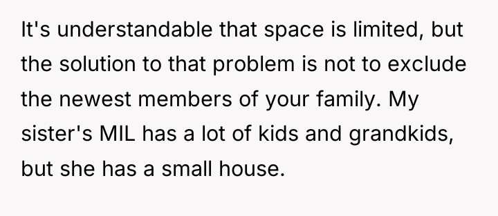 It's understandable that space is limited, but the solution to...