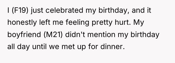 I (F19) just celebrated my birthday, and it honestly left...