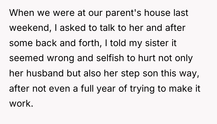 When we were at our parent's house last weekend, I...