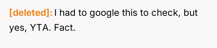 [deleted] I had to google this to check, but yes,...