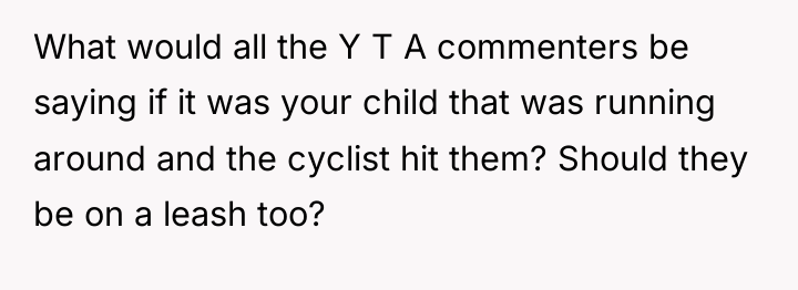 What would all the Y T A commenters be saying...