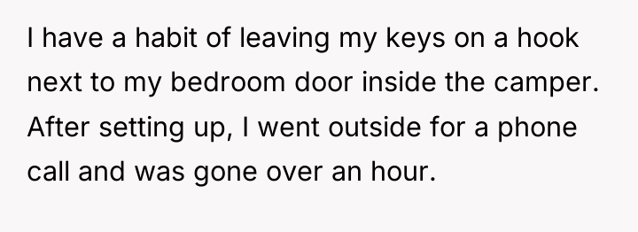 I have a habit of leaving my keys on a...