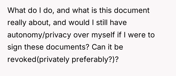 What do I do, and what is this document really...